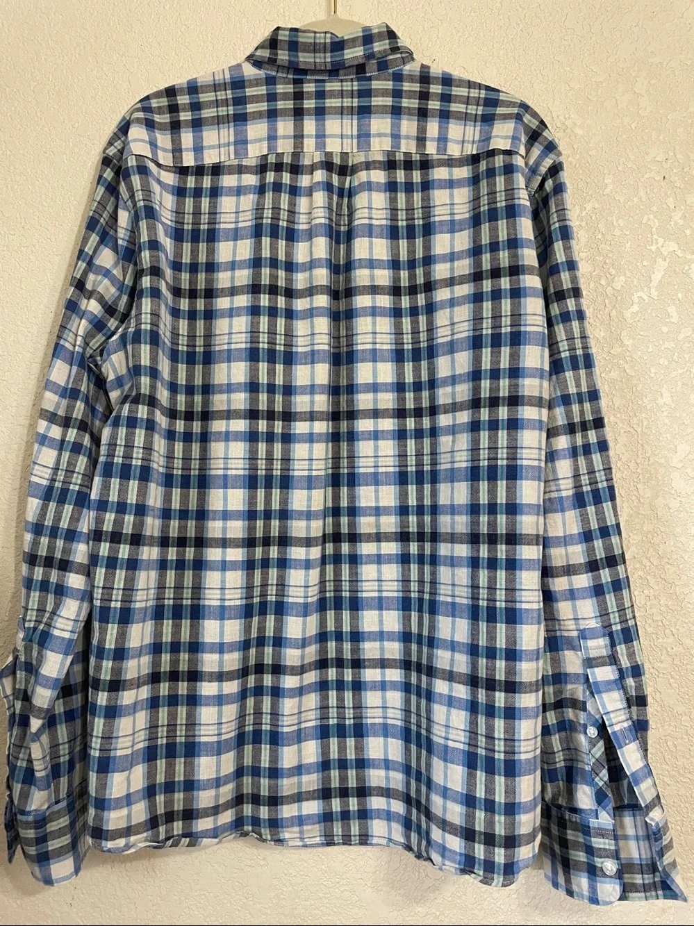 J. Crew Blue Plaid Button-Down Shirt